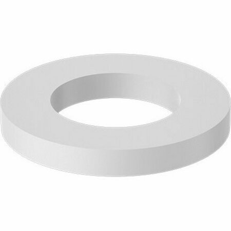 BSC PREFERRED Weather-Resistant EPDM Rubber Sealing Washers for 3/8 Screw Size 0.355 ID 5/8 OD White, 50PK 99186A124